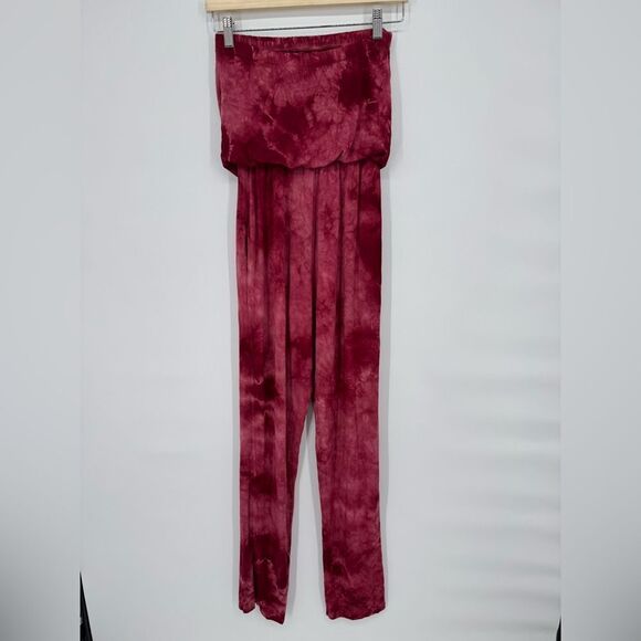 Go‎ Couture Tie Dye Strapless Jumpsuit Sz S - Picture 6 of 10